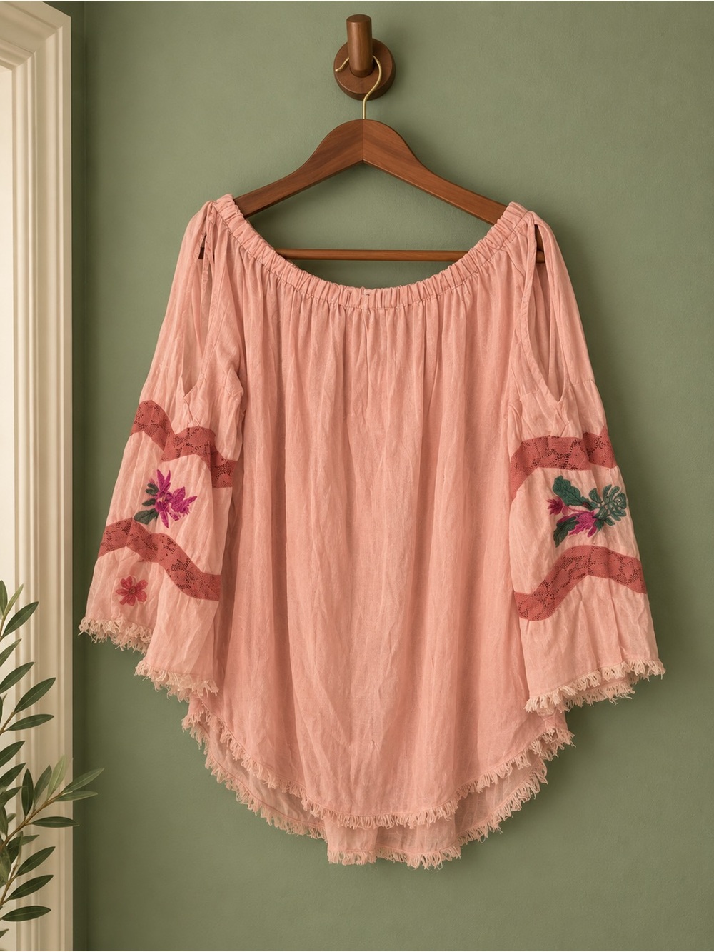 Standard Grace Blueh Boho Blouse | Large